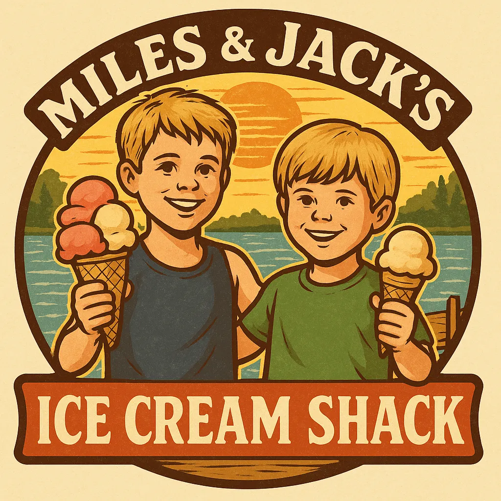 Mile's & Jack's Ice Cream Shack on Flathead Lake logo